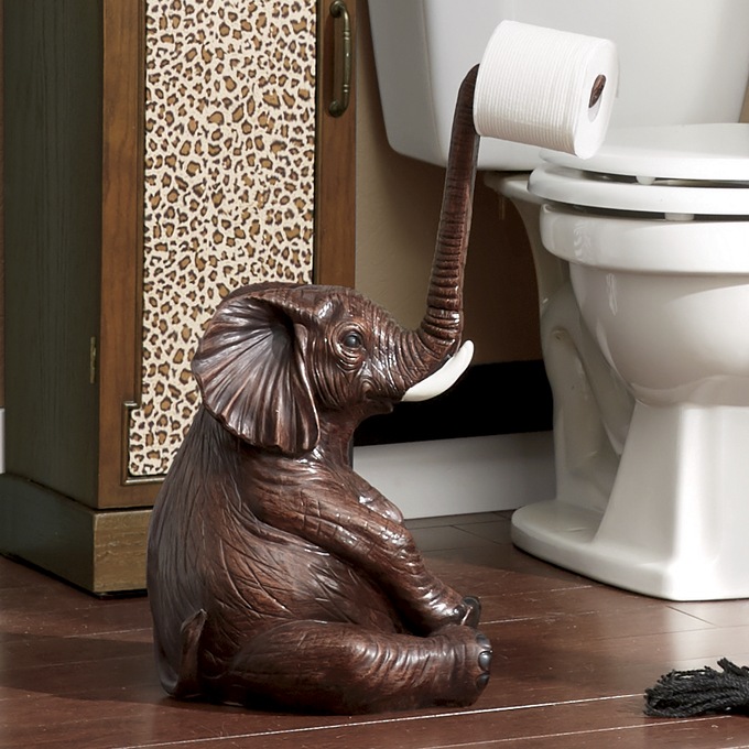 Elephant Toilet Paper Holder Seventh Avenue