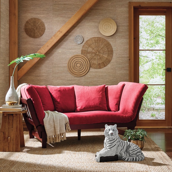 Sofa Bed Lounger Frame & Mattress - Buy Both and Save, , large