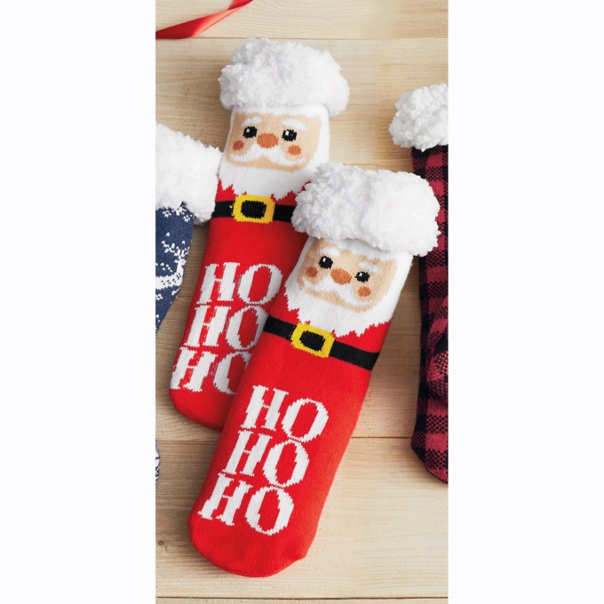 Holiday Slipper Socks, , large