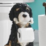 Dog Toilet Paper Holder, , large