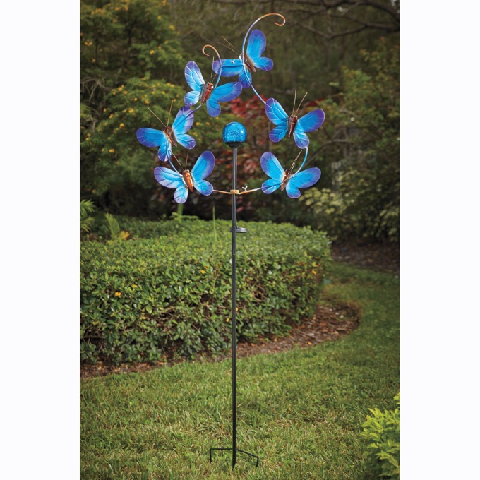 Butterfly Solar Spinner, , large