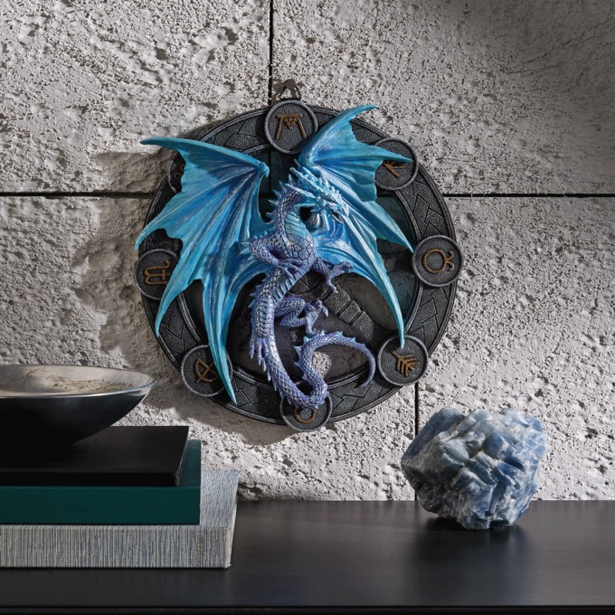 Dragon Symbols Wall Plaque, , large