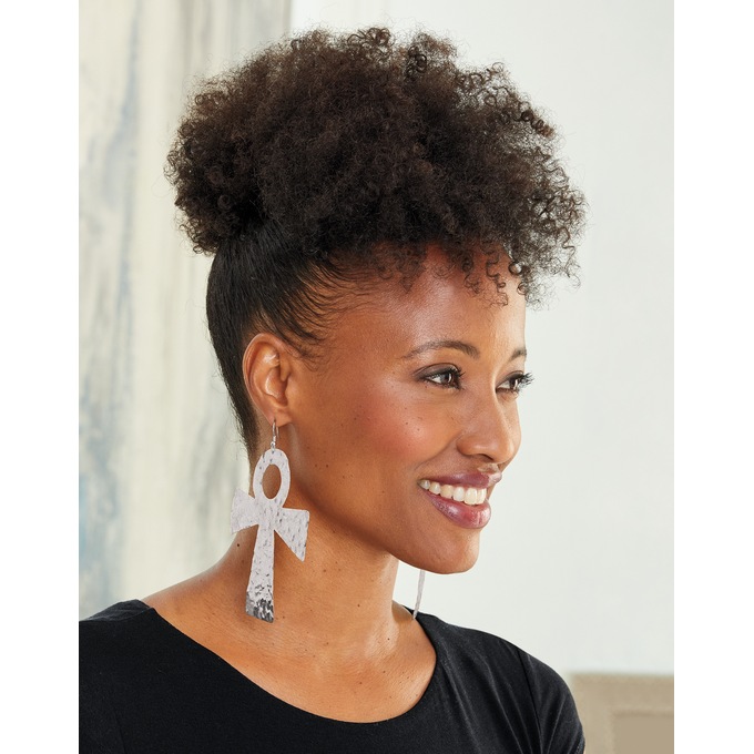 African Symbol Earrings, , large
