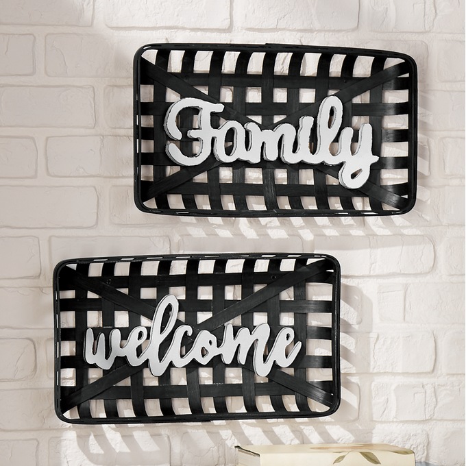 Tobacco Basket Wall Decor Seventh Avenue