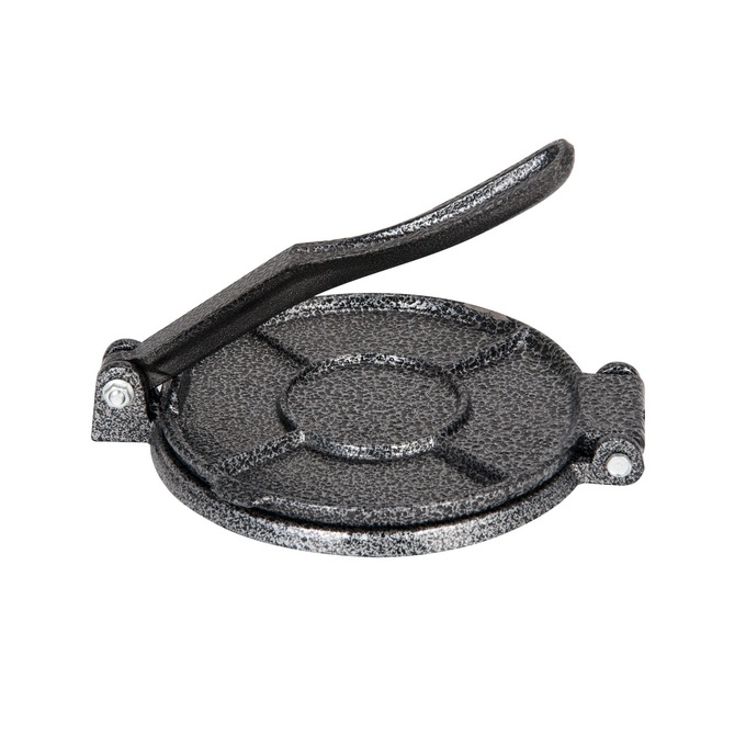 Alpine Cuisine 7 1/2" Cast Iron Tortilla Press, , large