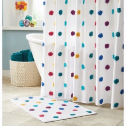Color Connection Tufted Dot Bath Set, , large