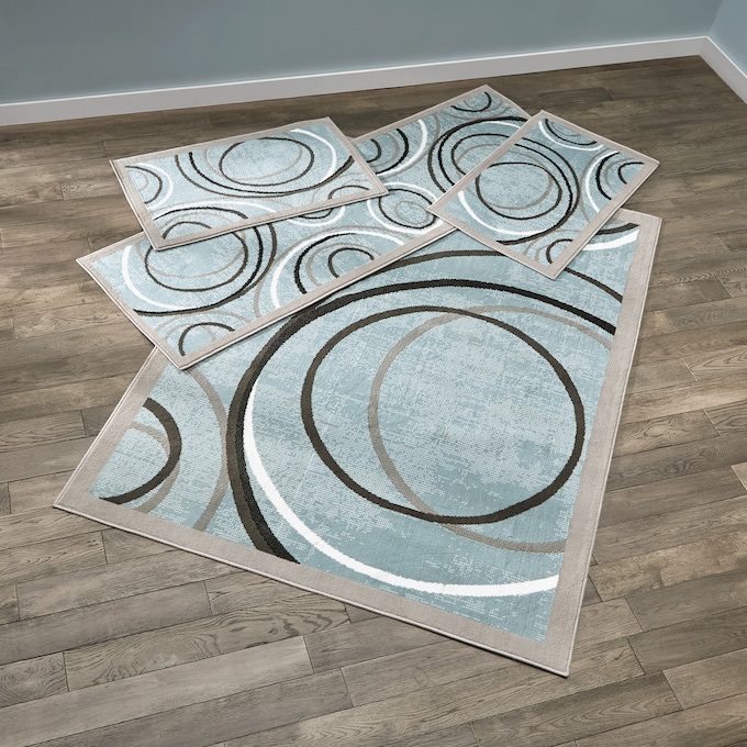 4-Piece Loops Rug Set, , large