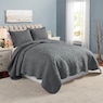 Chateau Oversized Reversible Cotton Quilt, , large