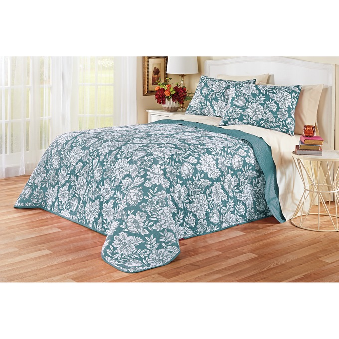 Cheryl Reversible Bedspread Set, , large