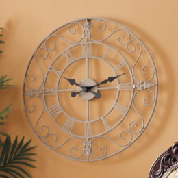 Scroll Wall Clock, , large