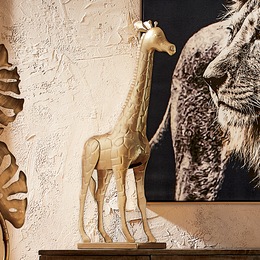 Standing Giraffe Sculpture, , large