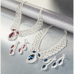 Crystal Marquise Necklace &amp; Earring Set, , large