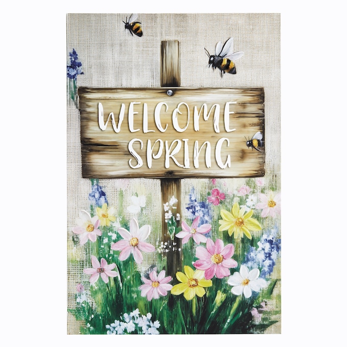 Welcome Spring Wall Art, , large