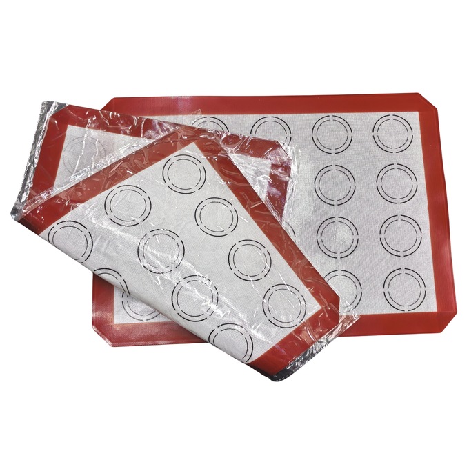 Set of 2 Silicone Baking Mats, , large