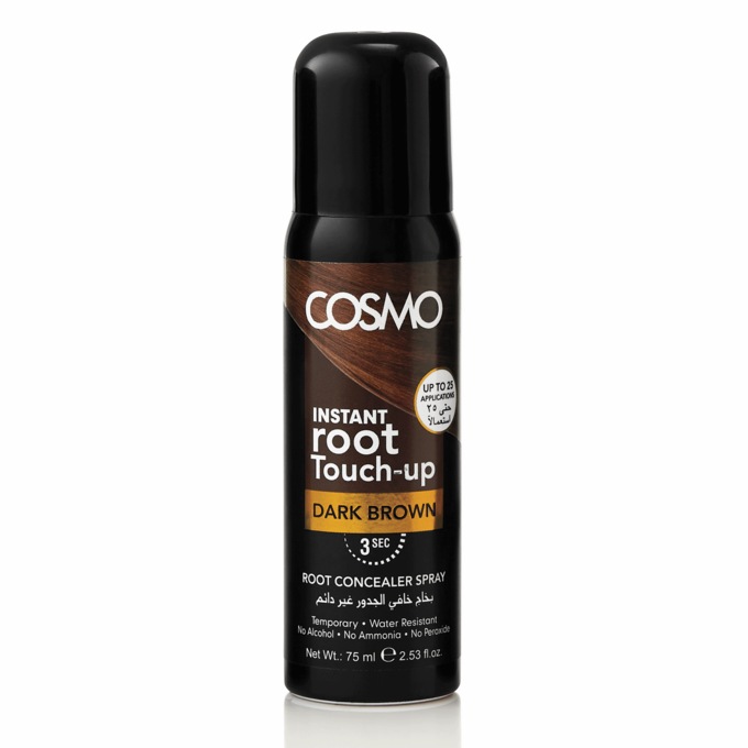 Cosmo Instant Root Touch-Up Concealer Spray, Dark Brown, large