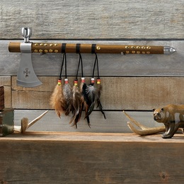 Decorative Peace Pipe Tomahawk, , large