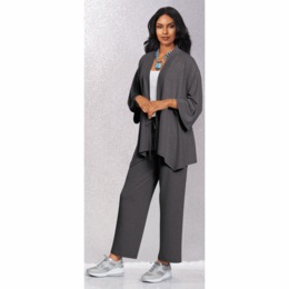 Leighton Draped Cardigan, , large