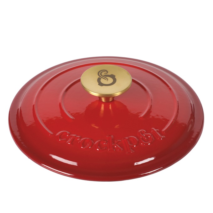 Crock Pot Artisan 3-qt. Enameled Cast Iron Saucepan with Lid, , large
