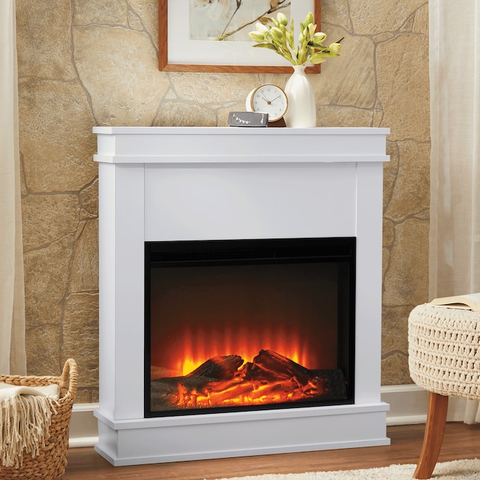 Harbor Electric Fireplace with Mantel, , large