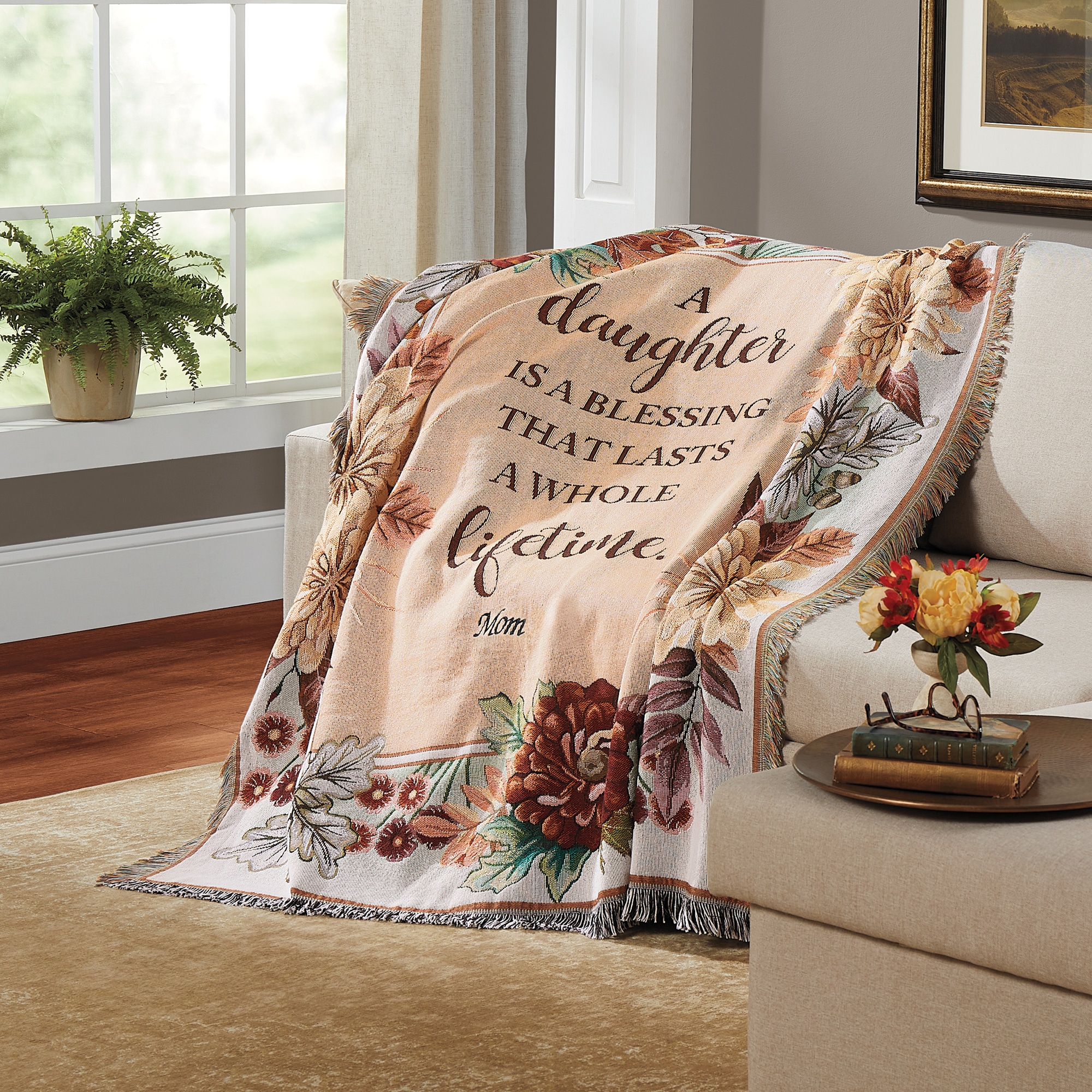 Personalized Tapestry Throw, , large
