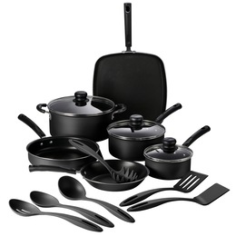 Tramontina 15-Piece Prima Ware Nonstick Cookware Set, , large
