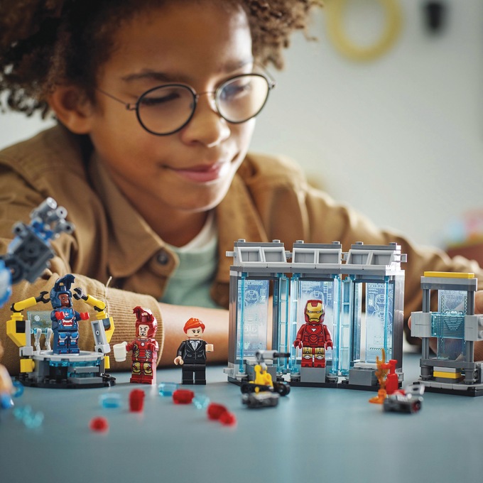 LEGO Marvel Iron Man's Laboratory: Hall of Armor, , large