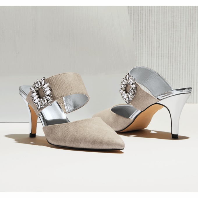 Embellished Mule, , large