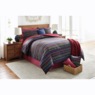 Hunter Stripe 7-Piece Comforter Set and Window Treatments, , large