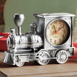 Antique Train Clock, , large