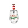 Christmas Stemless Wine Glass with Stopper, , large