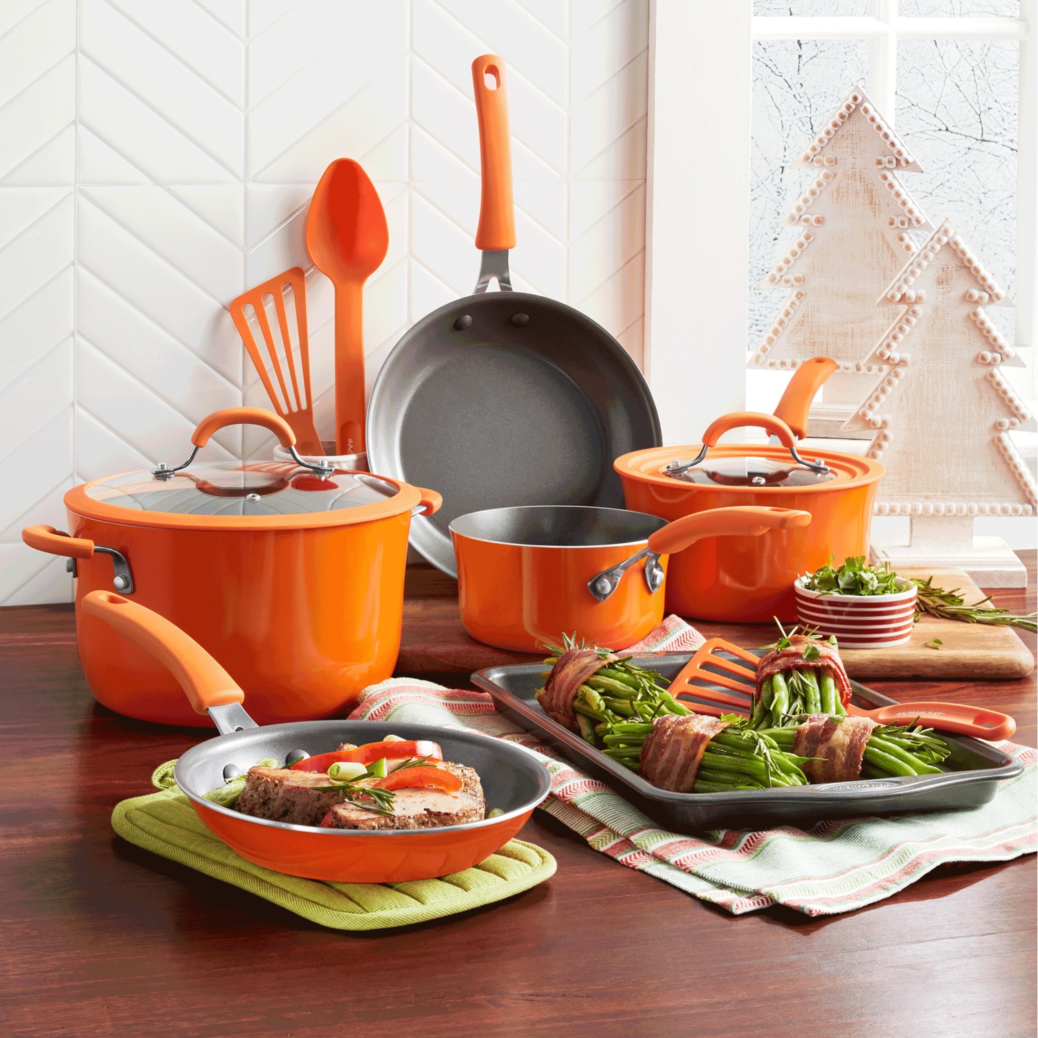 Rachael Ray Cook & Create 11-Piece Cookware Set | Seventh Avenue