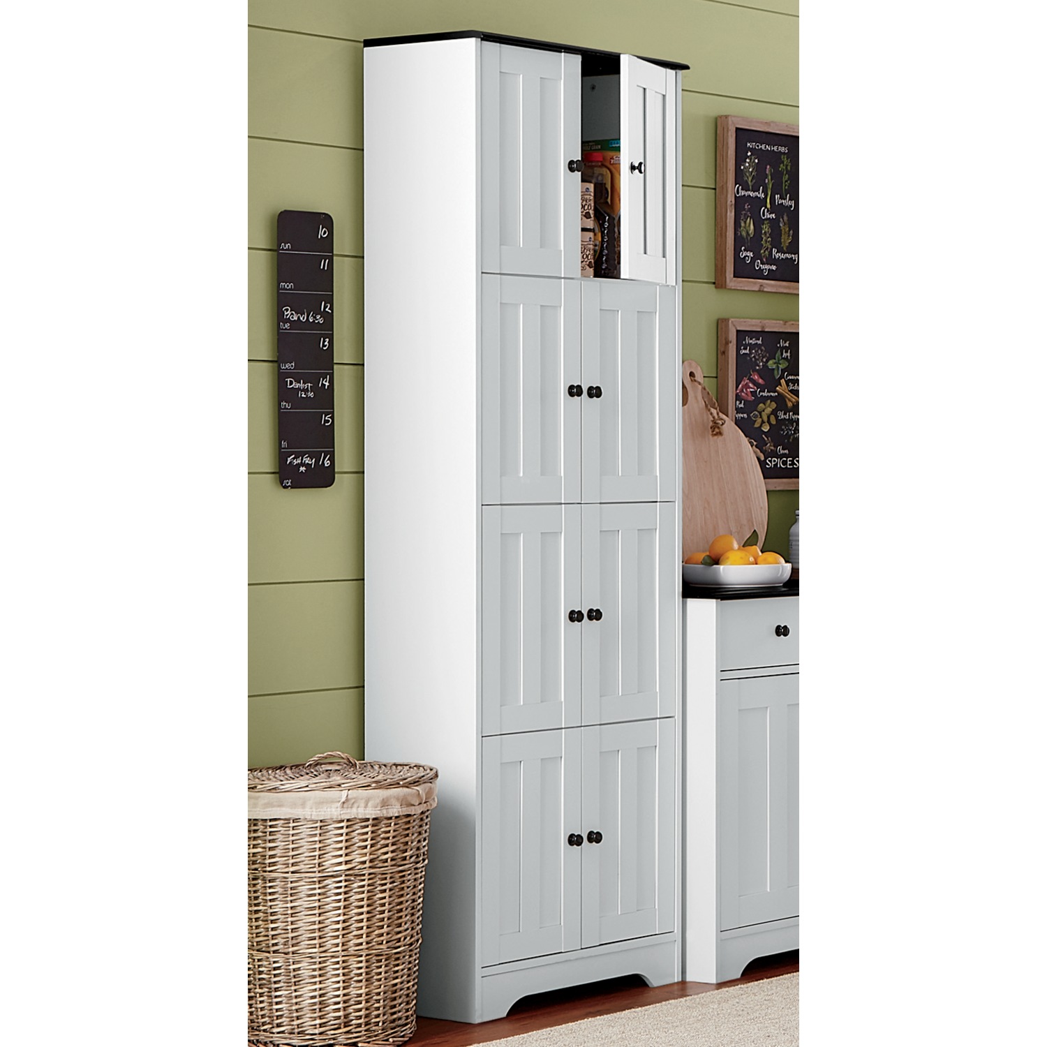 Katie Tall Cabinet with 8 Doors | Seventh Avenue