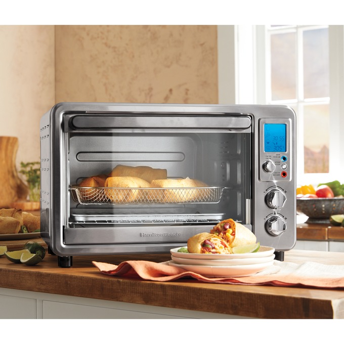 Hamilton Beach Sure-Crisp Stainless Steel Air Fryer Toaster Oven