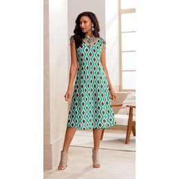 Danya Flowy A-Line Dress, , large