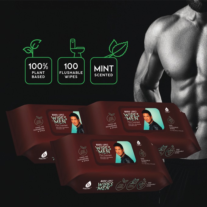 3-Pack Men&rsquo;s Pursonic Flushable Wipes, , large