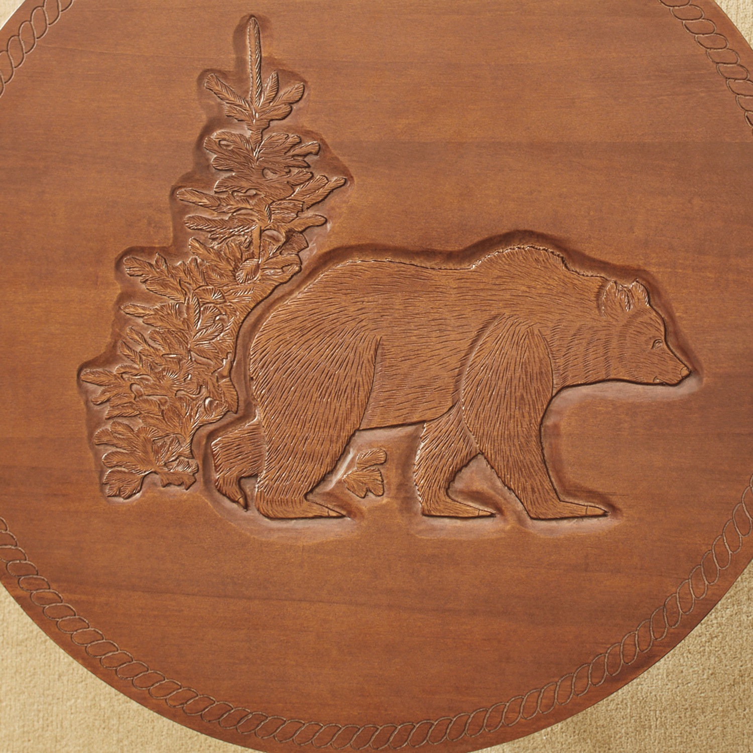 Carved Bear Coffee Table | Seventh Avenue