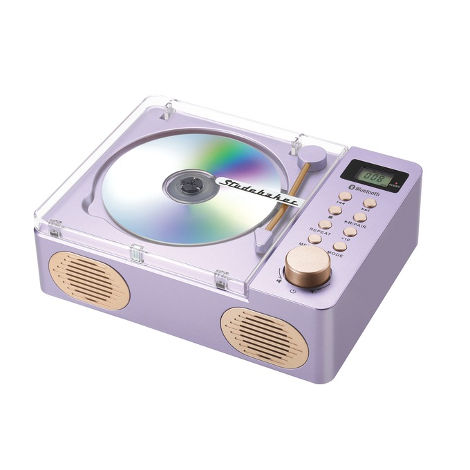 Studebaker Retro CD Player with Bluetooth/Radio, , large