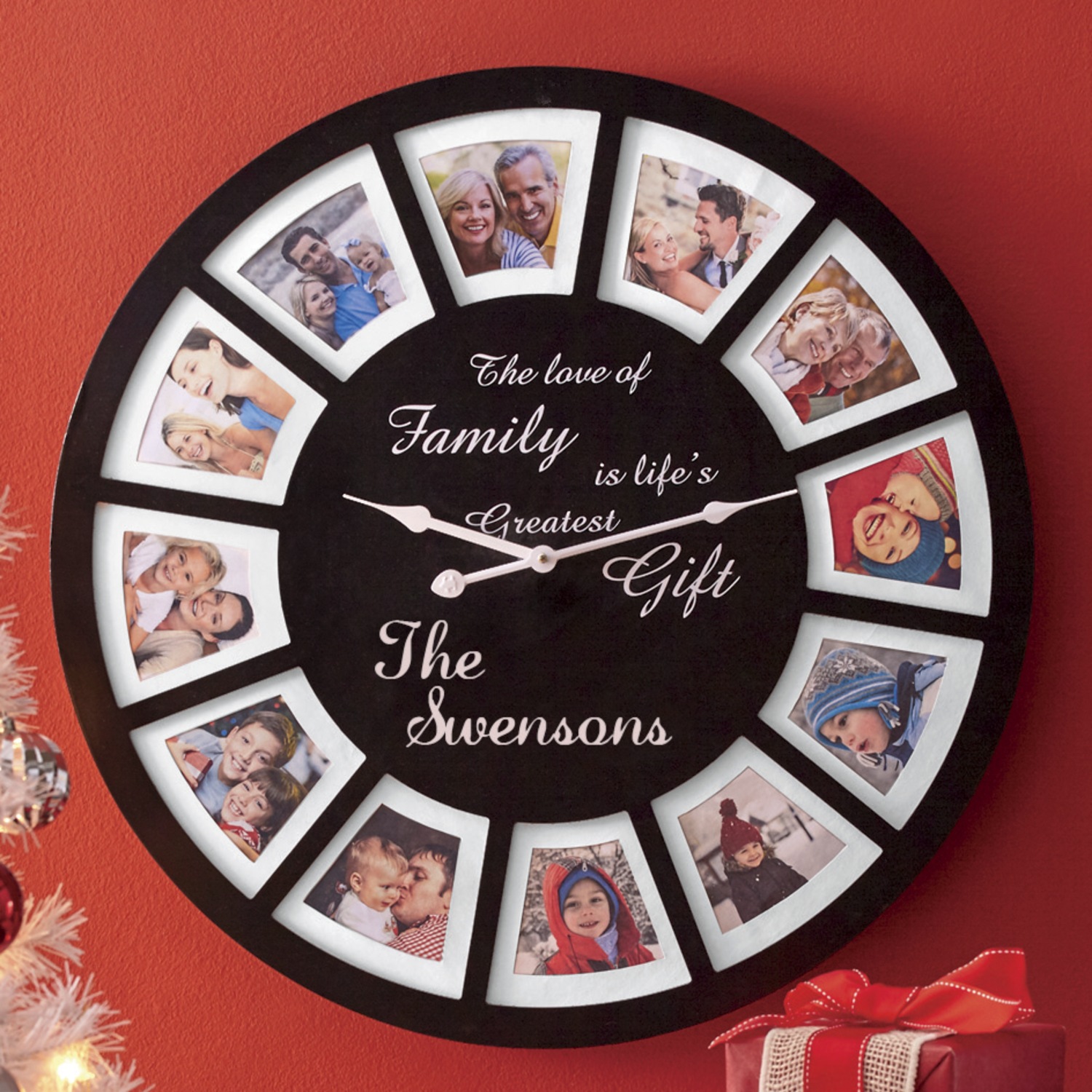 Personalized Photo Frame Clock Seventh Avenue Personalized Photo Frame Clock