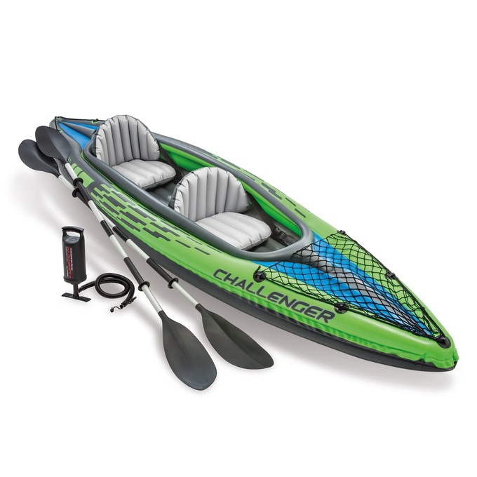 Intex Challenger K2 Inflatable 2-Person Kayak, , large