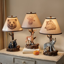 Woodland Animal Lamp, , large