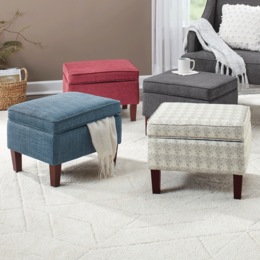 Charlotte Storage Ottoman, , large