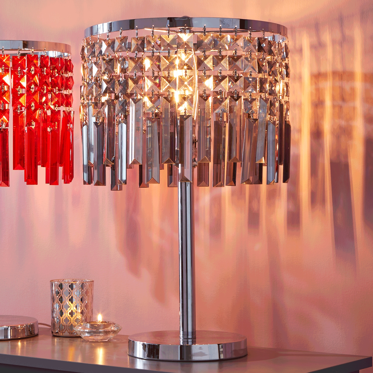 MOGA BROOK CRYSTALAMP Ⅱ Crystal Dangle Lamps | Seventh Avenue