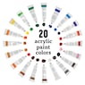 Art Alternatives 60-Piece Acrylic Art Set, , large