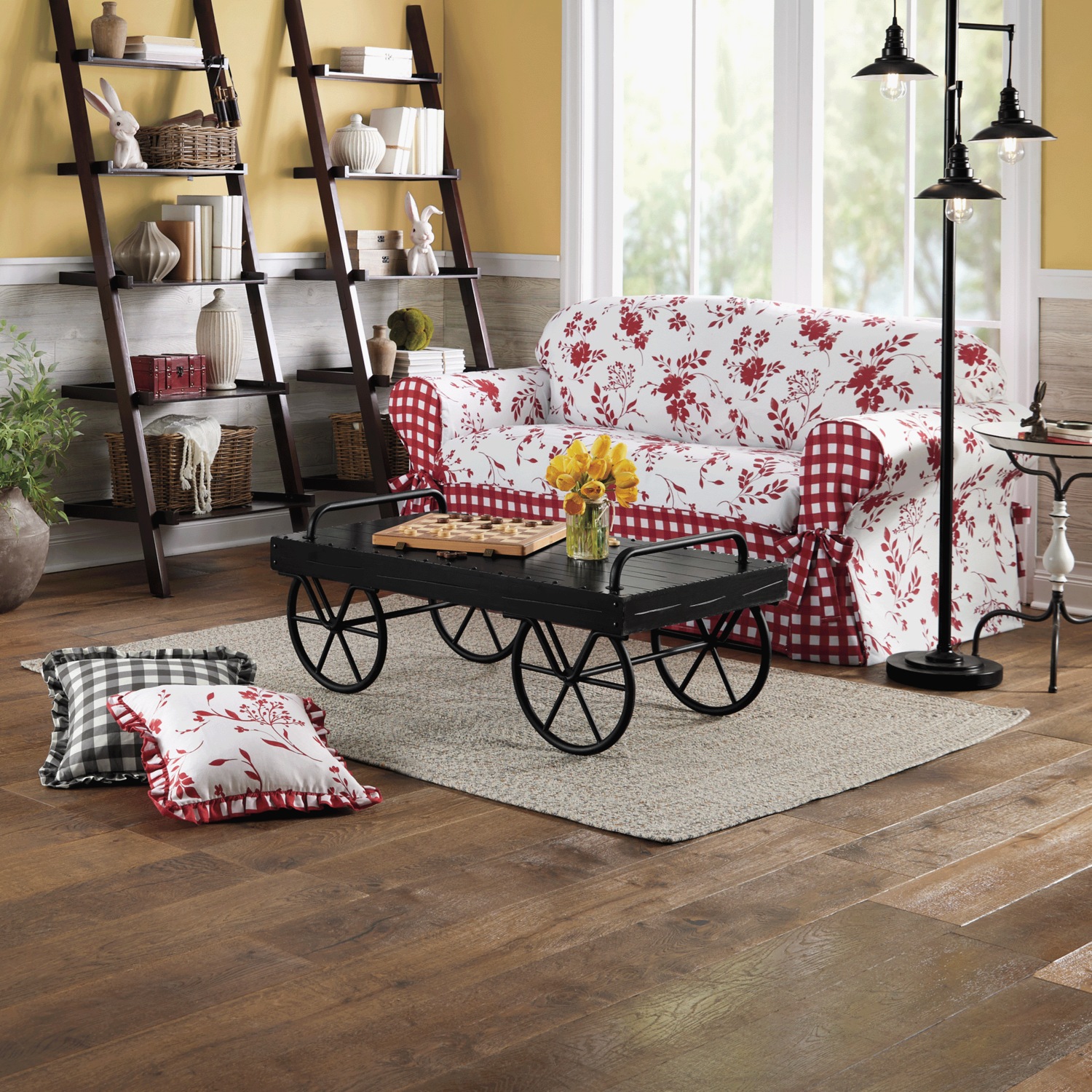 Leeds Cart Coffee Table | Seventh Avenue