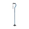 4-Point Offset Folding Hybrid Cane, Blue, large