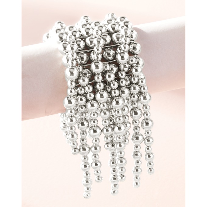 Beaded Fringe Bracelet, , large