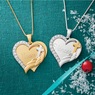 Heart Wing/Cross Pendant, , large