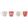 Dolly Parton Holiday Toile Set of 4 Mugs, , large