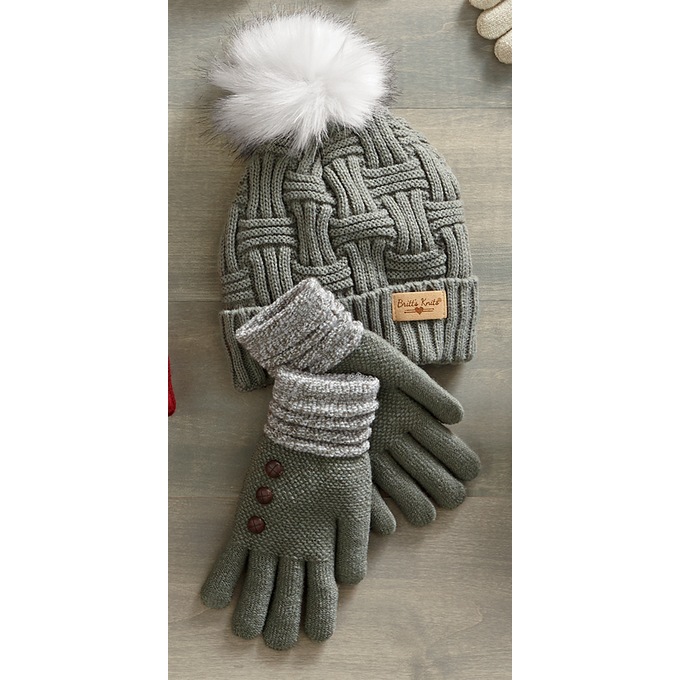 Classic Britt’s Knits Hat and Gloves, , large