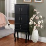 Camille Jewelry Armoire, Black, large